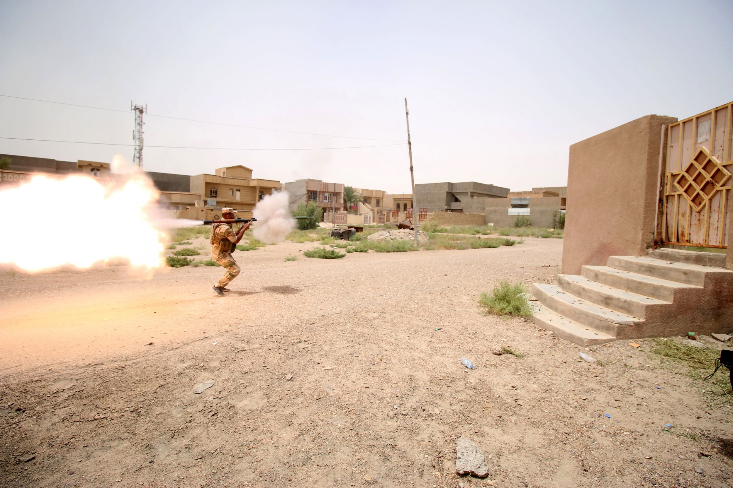Iraqi forces in the battle for Fallujah