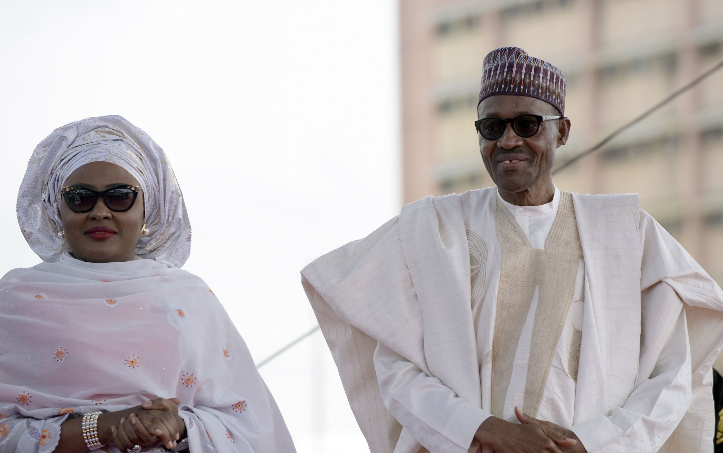 Muhammadu Buhari and Aisha Buhari