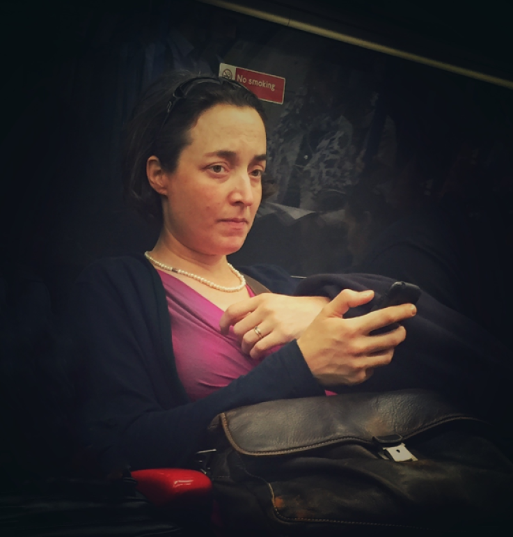 phone woman phone woman