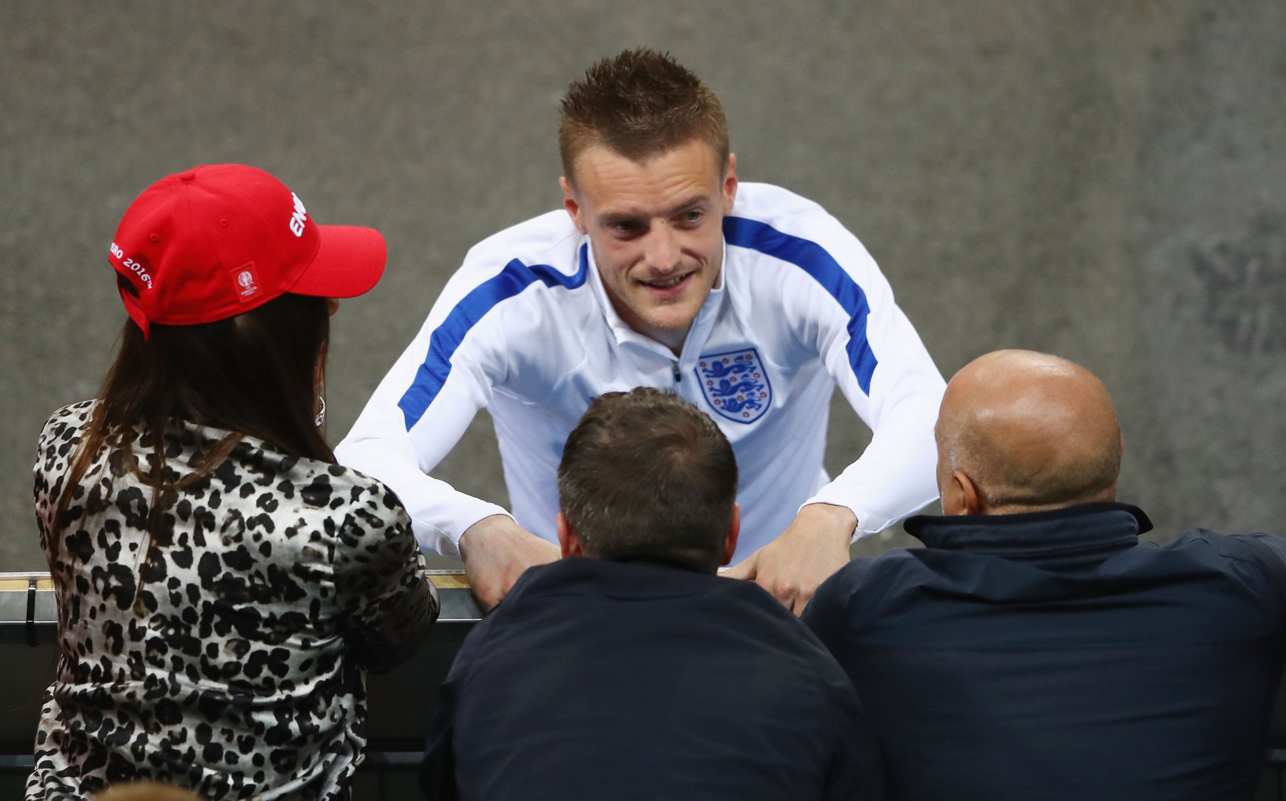 England and Leicester City striker Jamie Vardy