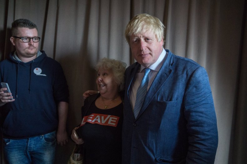 Boris Johnson campaigning