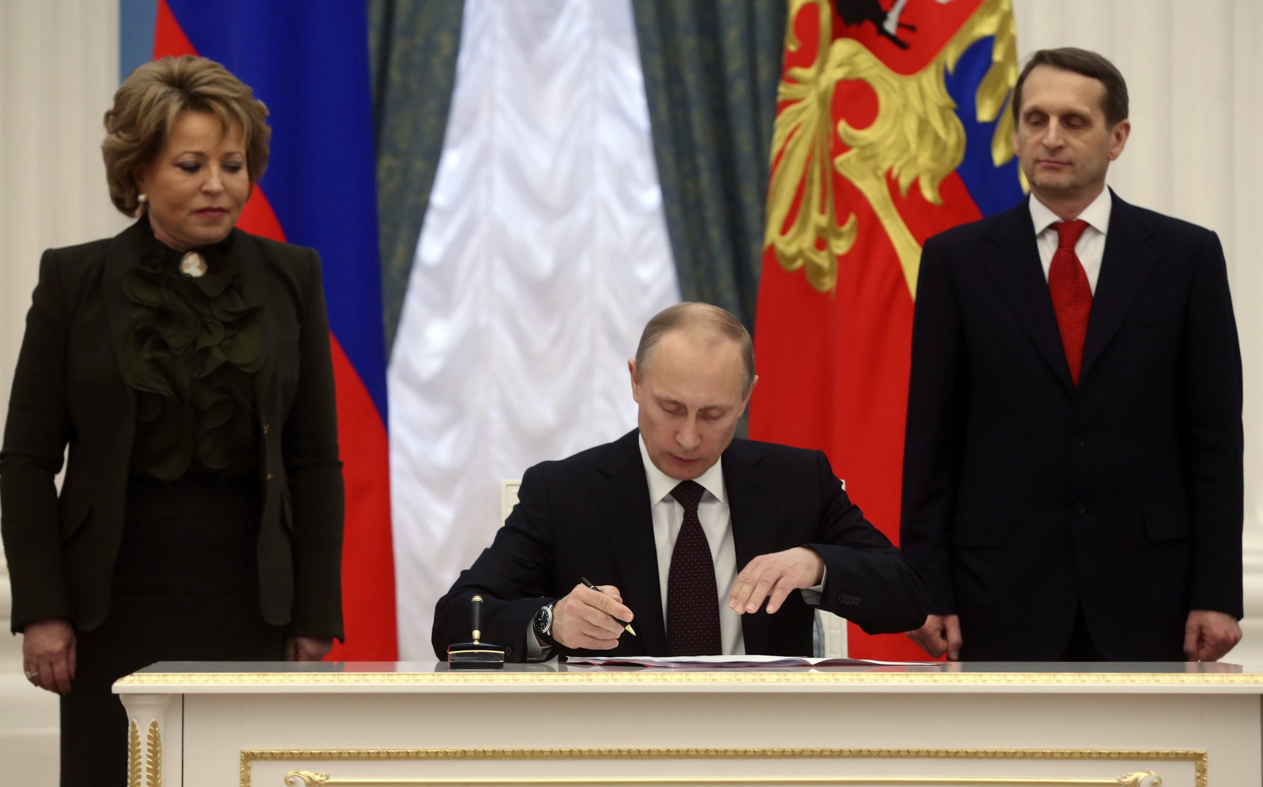 Putin, Naryshkin and Matviyenko