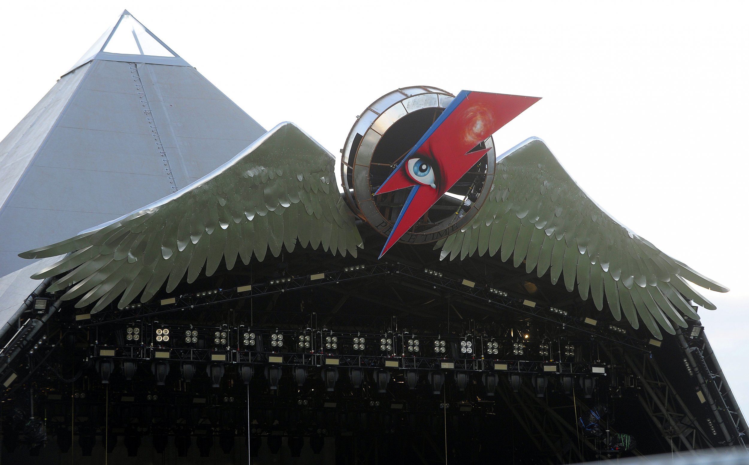 David Bowie Pyramid stage at Glastonbury