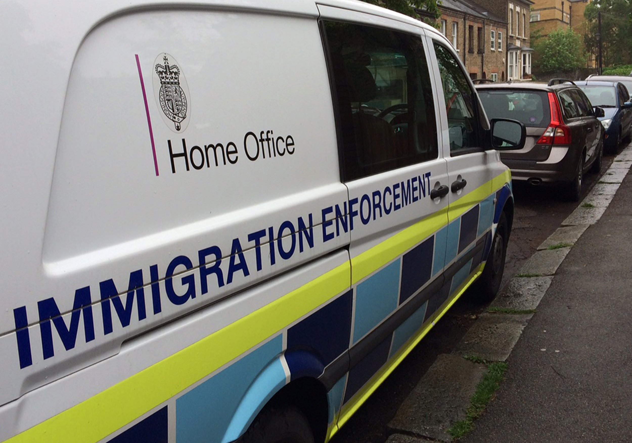 Brexit: Home Office immigration van