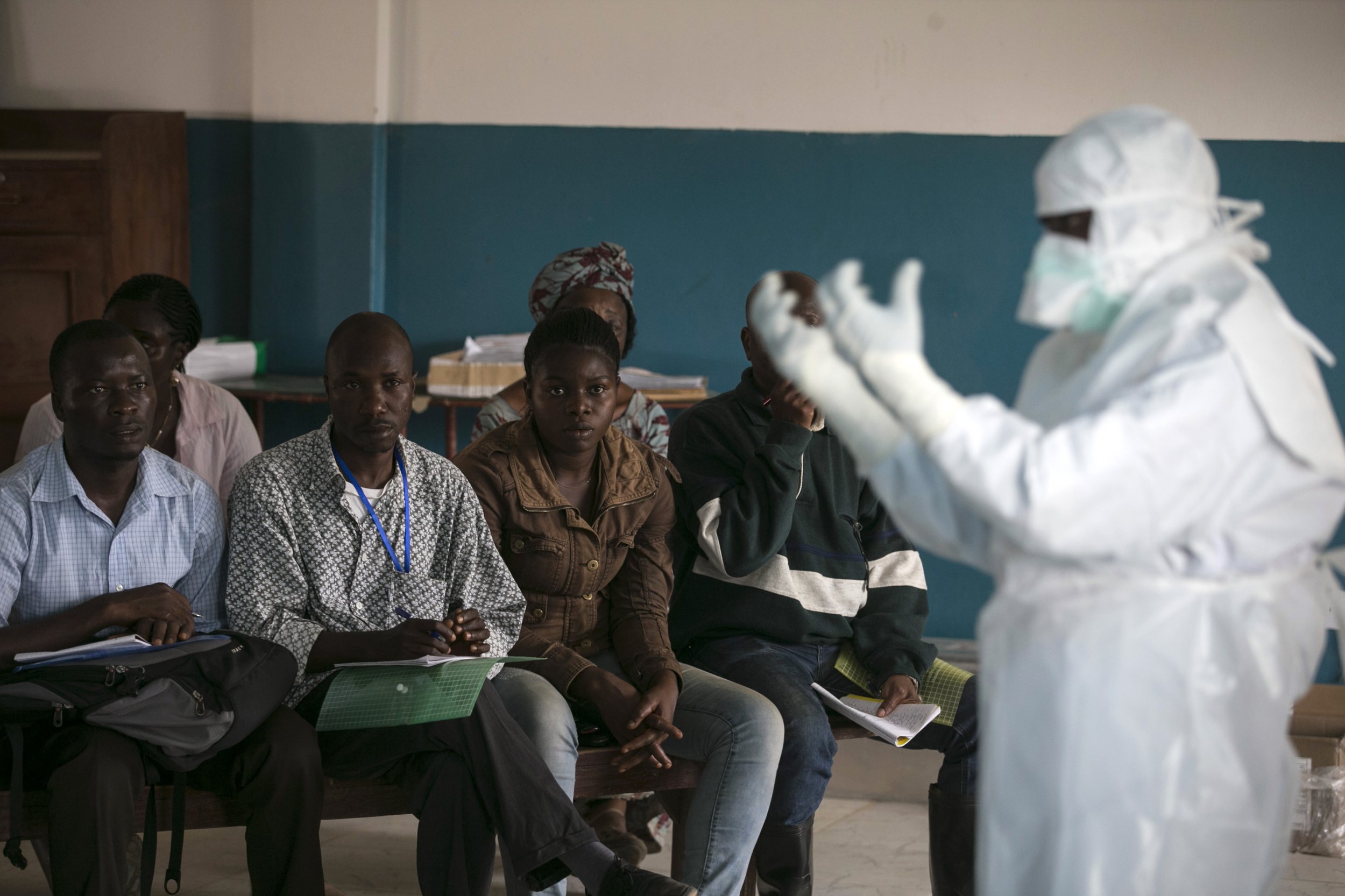 Sierra Leone Ebola health worker