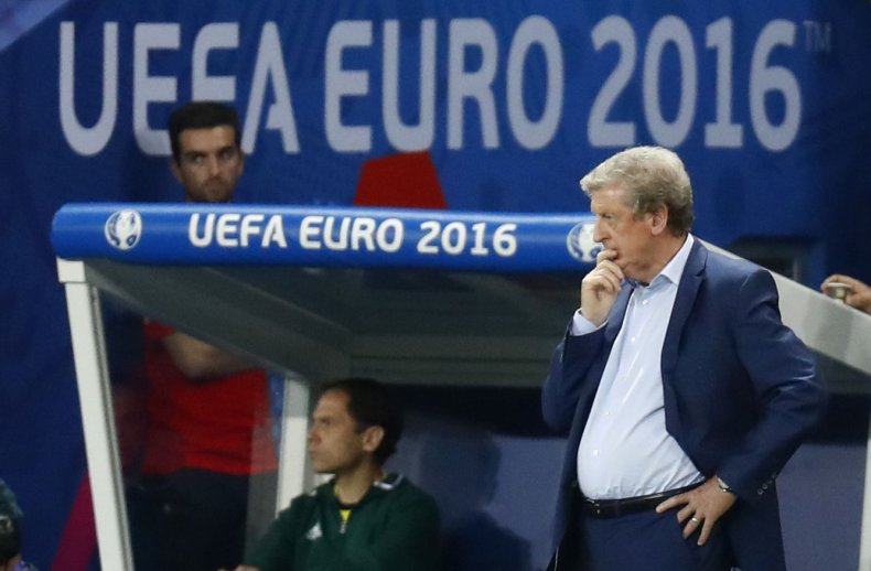Former England manager Roy Hodgson, right. Former England manager Roy Hodgson, right.