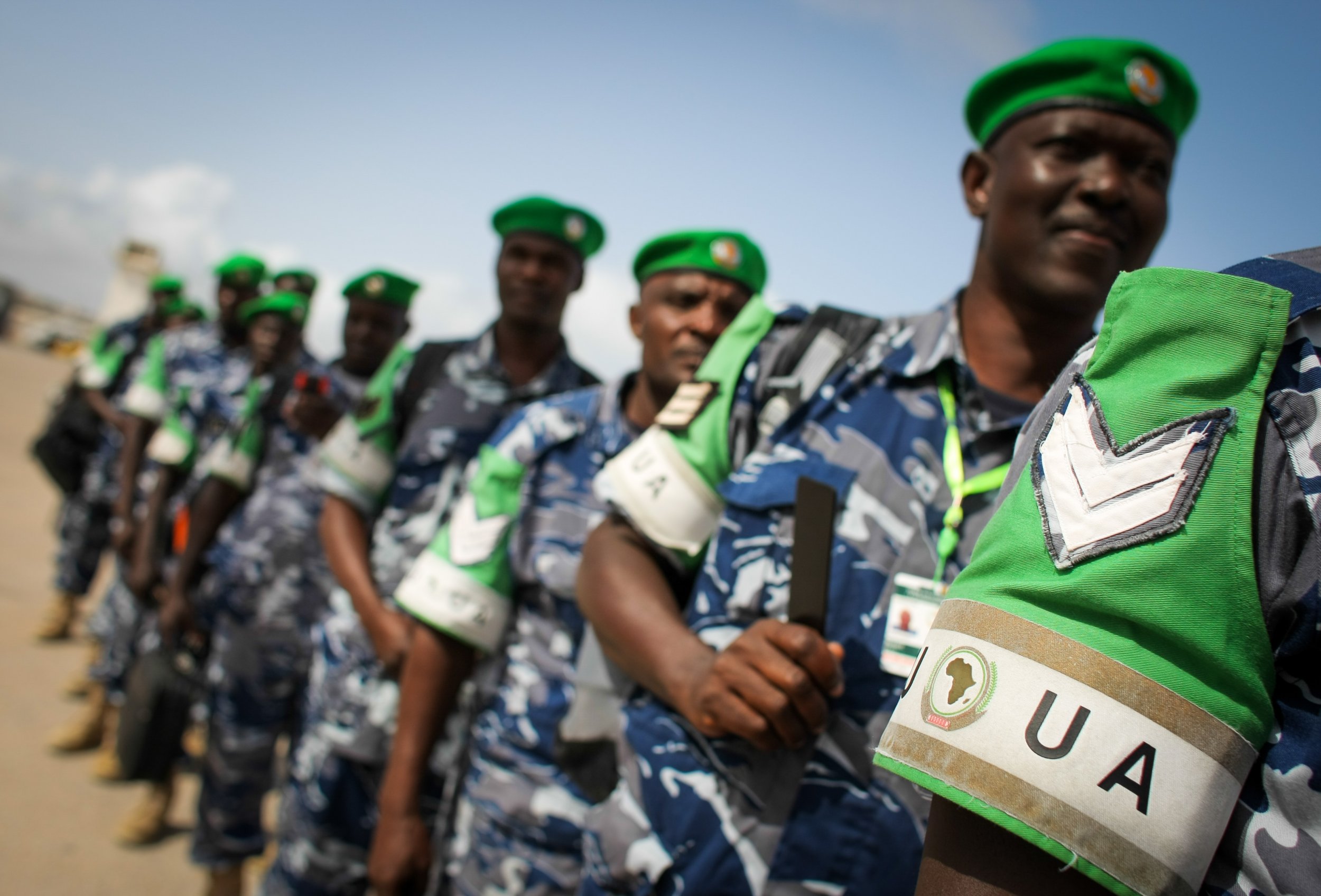 Ugandan soldiers in Somalia