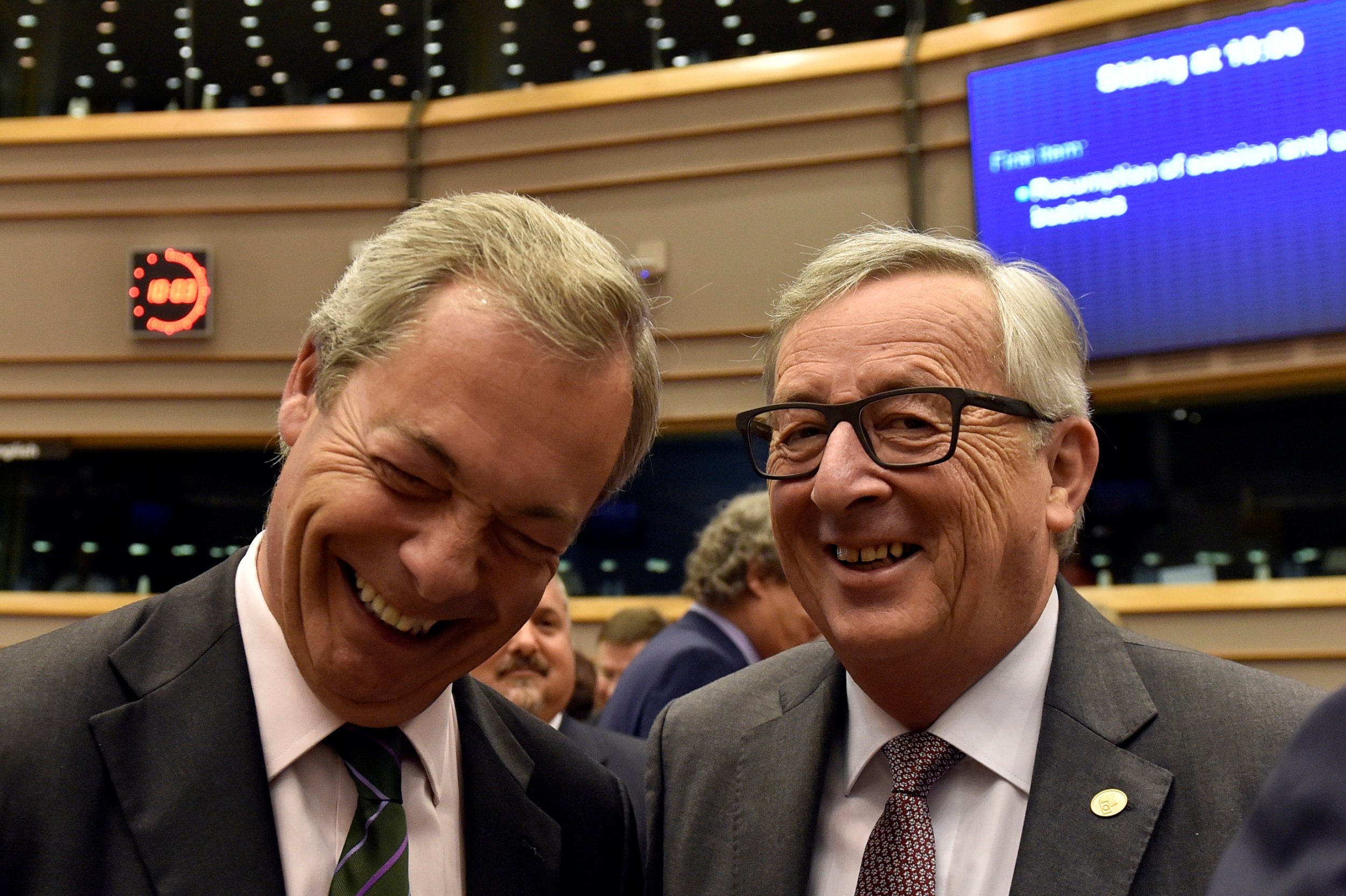 Juncker and Farage