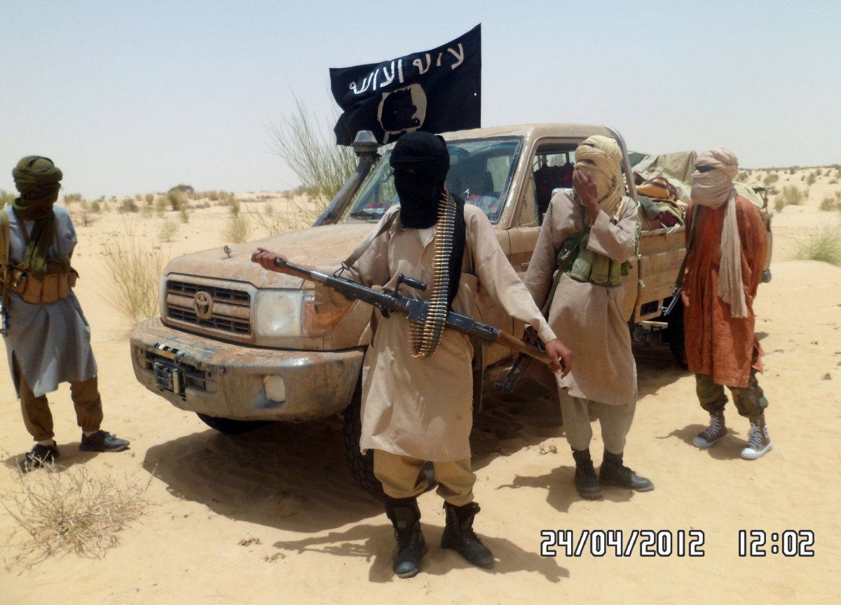 Ansar Dine rebels in Timbuktu