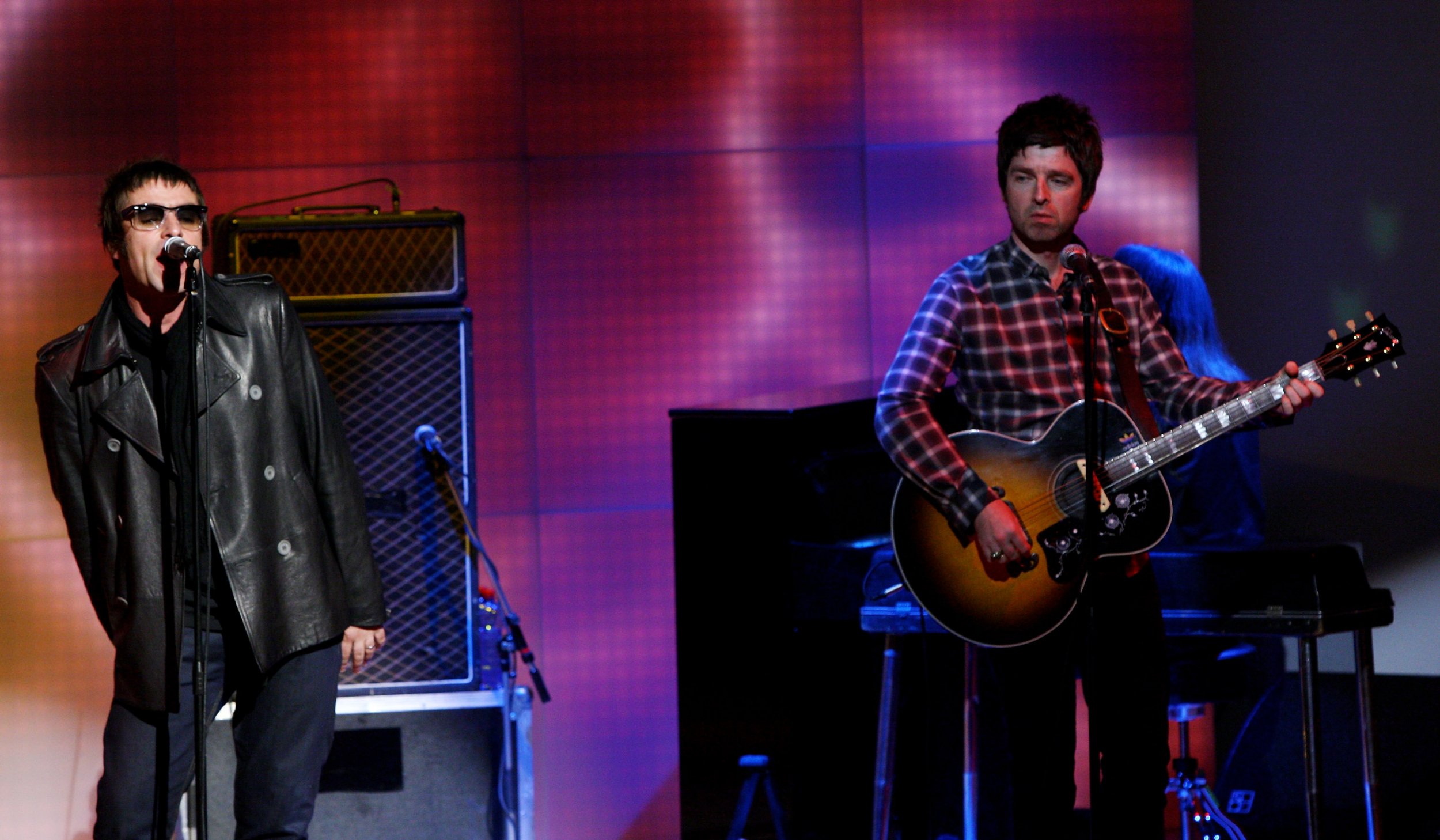 Noel and Liam Gallagher in 2008