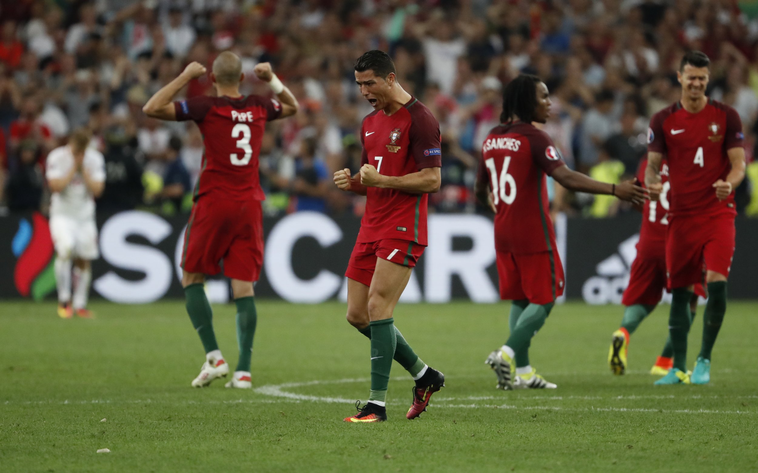 Portugal after the Euro 2016 victory against Poland.