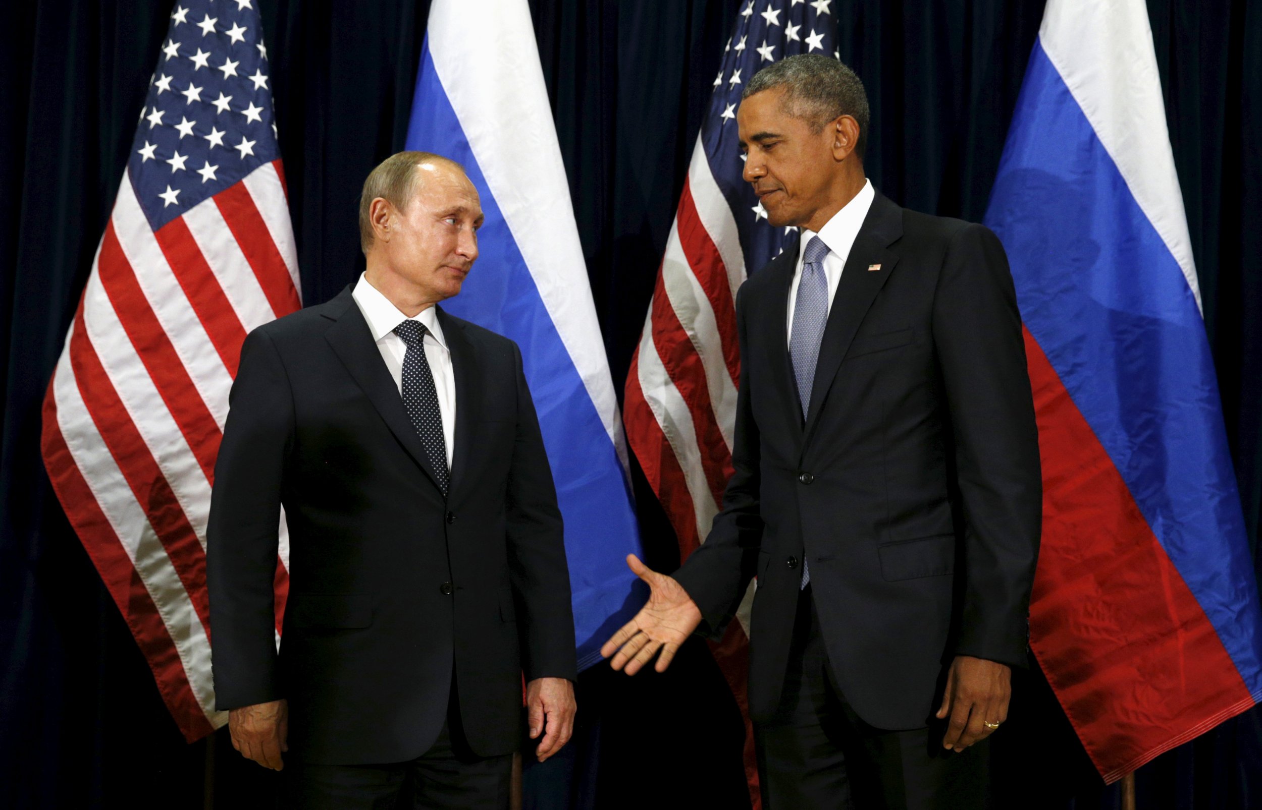 Barack Obama and Vladimir Putin