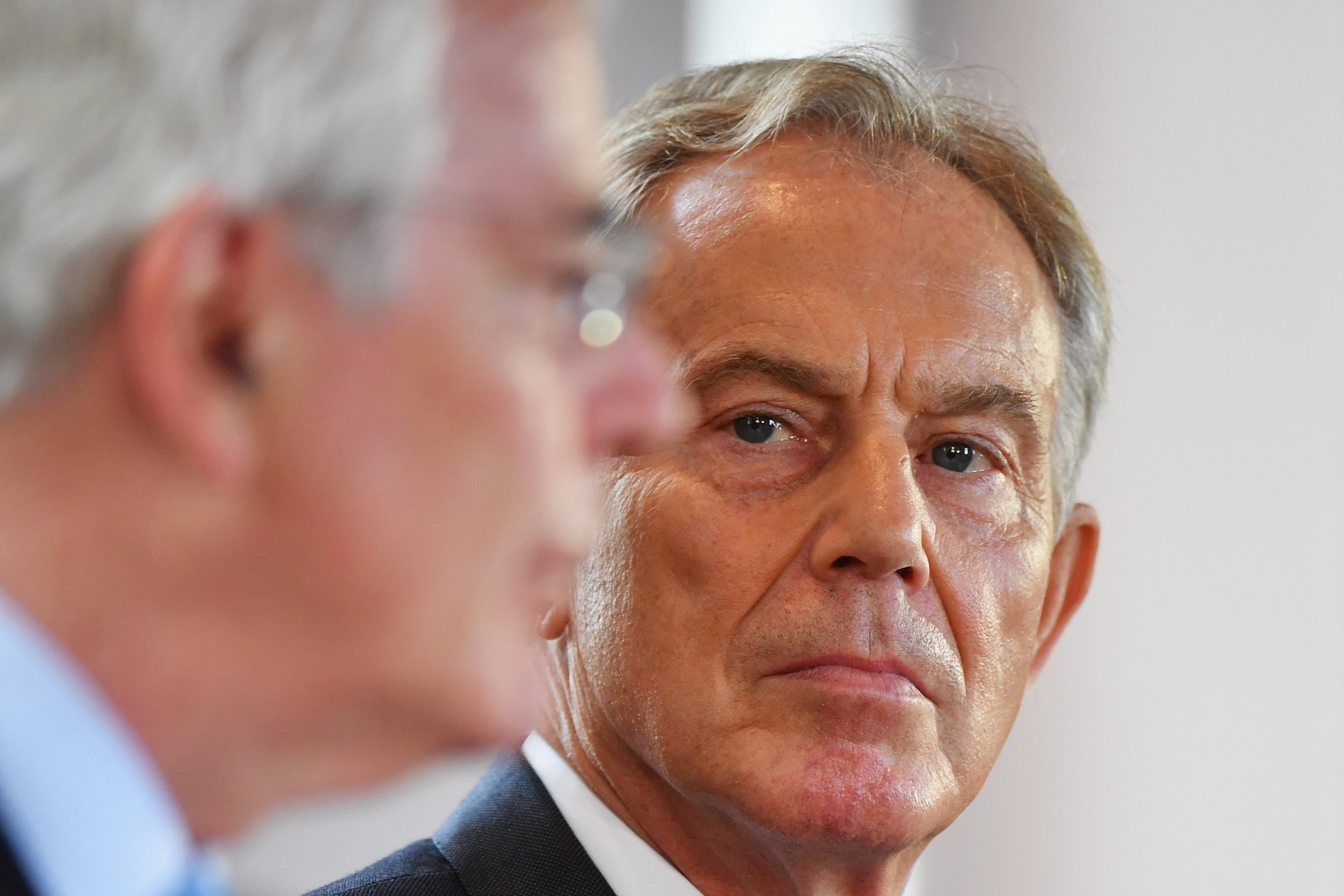 John Major and Tony Blair