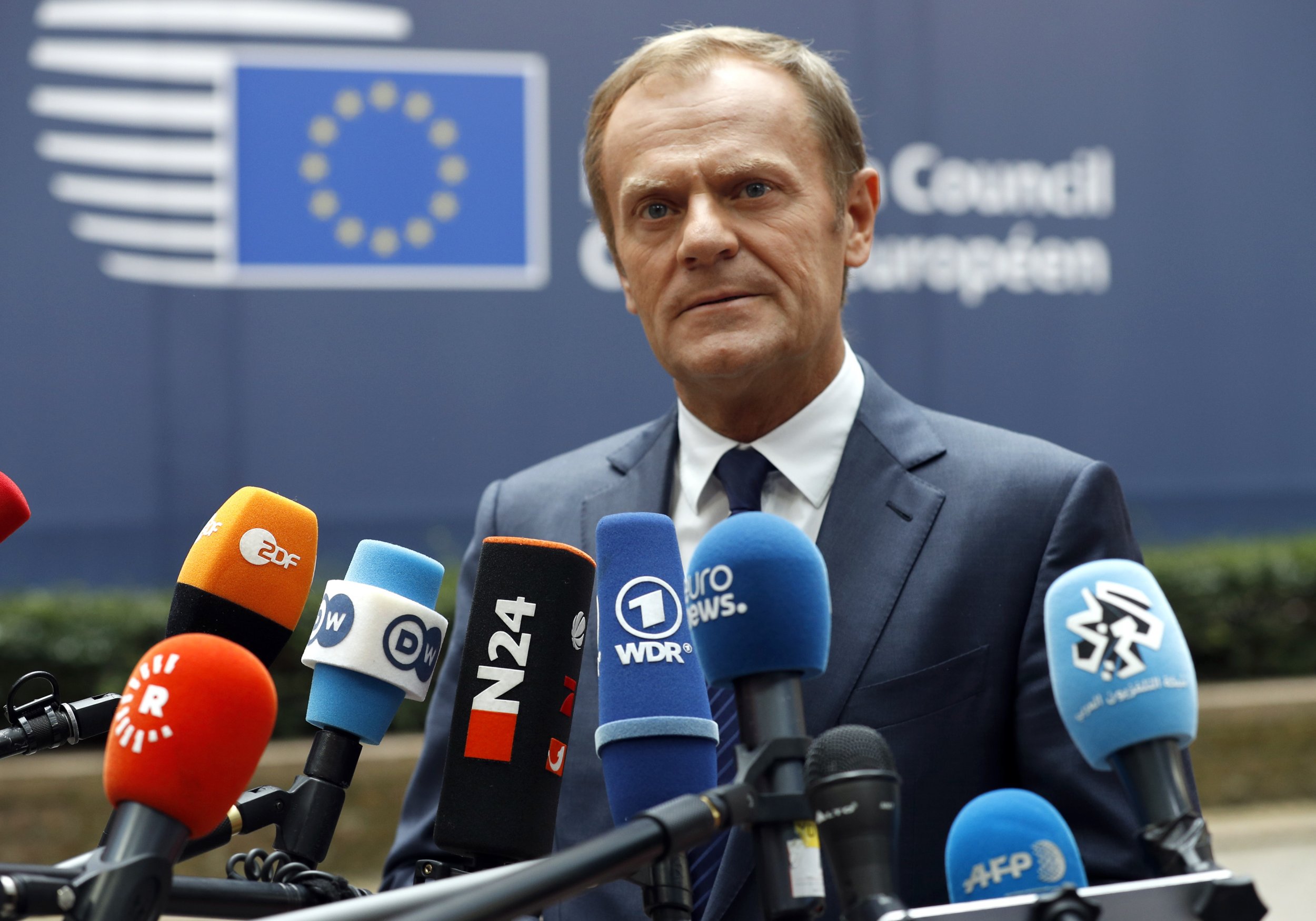 Eu S Donald Tusk Lays Out Terms For Confrontational Brexit Talks