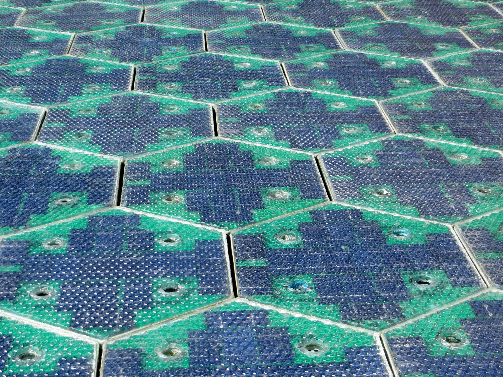 route 66 solar roadways LED