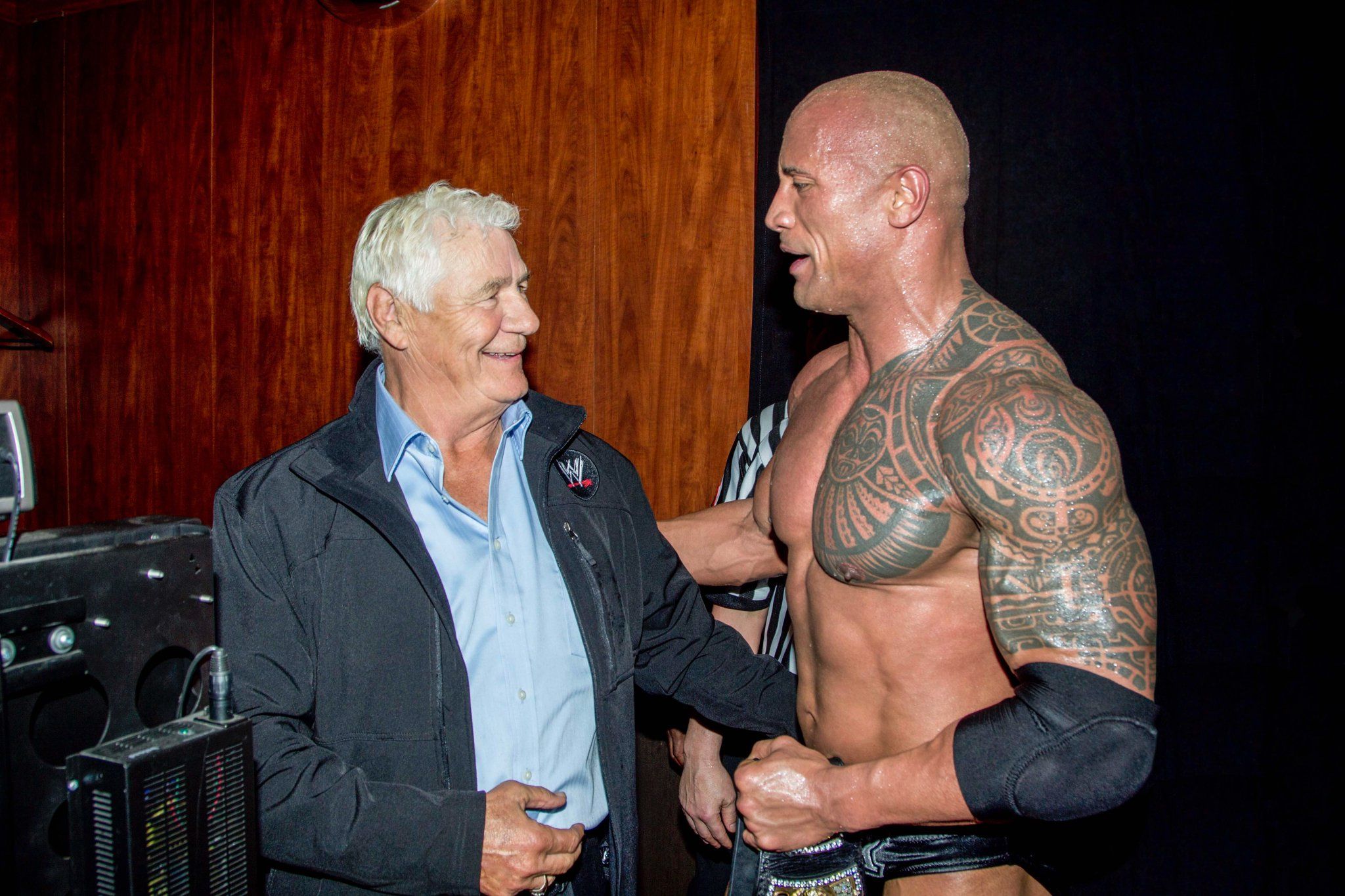 Pat Patterson and The Rock