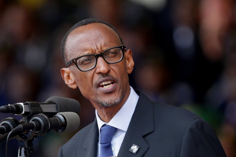 Rwandan President Paul Kagame