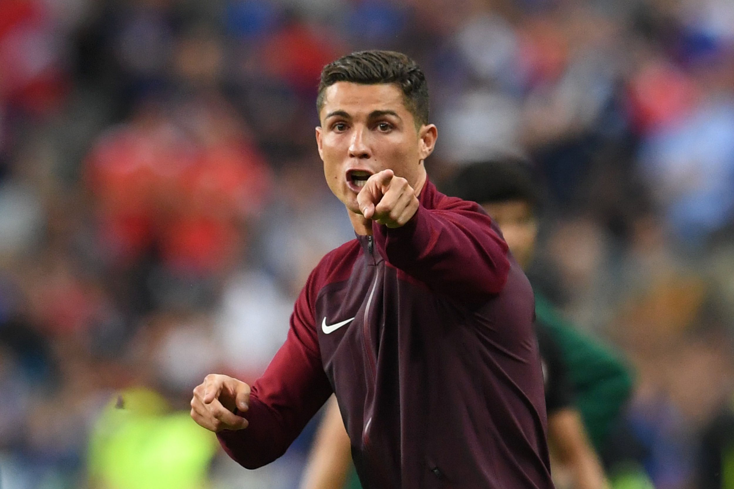 Cristiano Ronaldo during the Euro 2016 final.