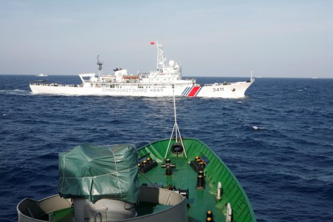 South China Sea boats