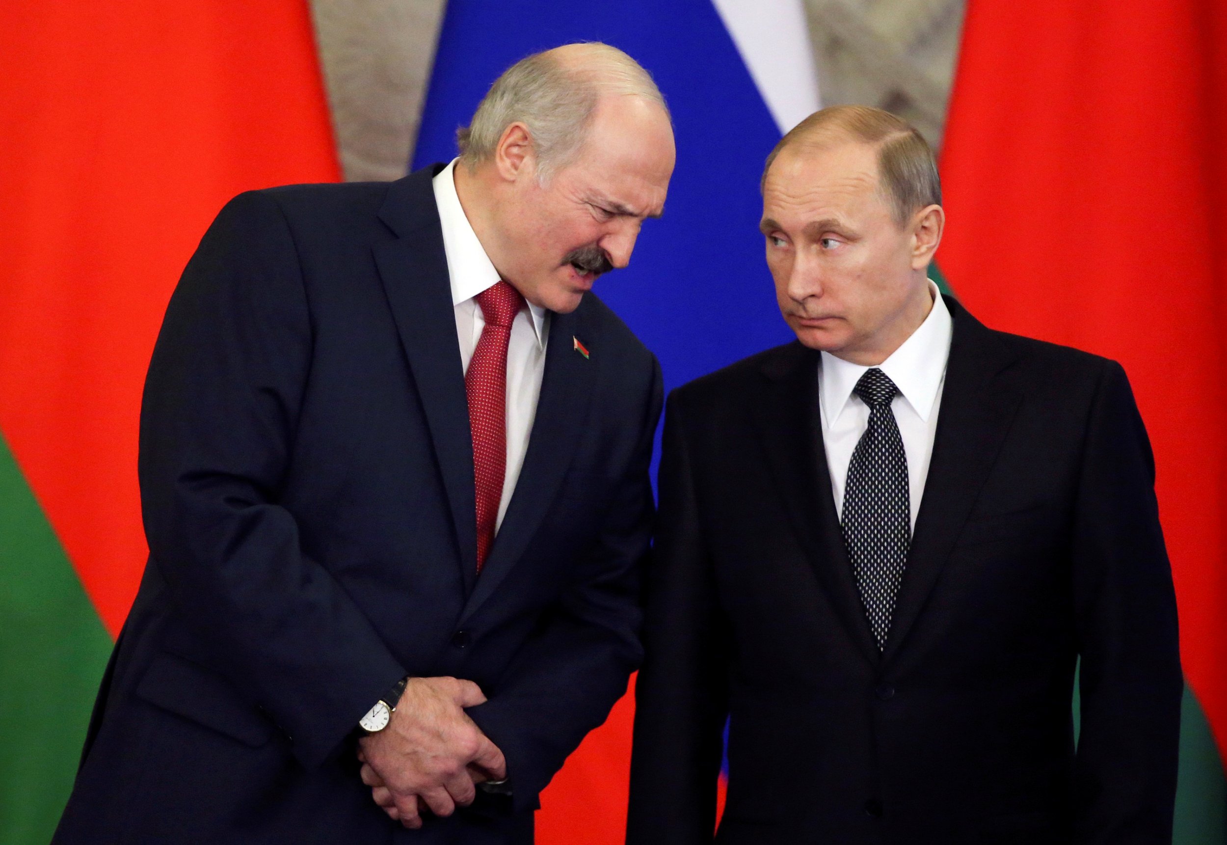 Alexander Lukashenko and Vladimir Putin