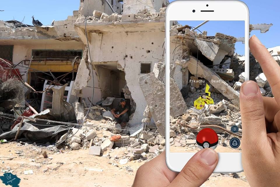 Pokemon Gaza Israel Palestinians