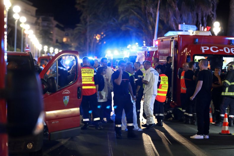 Promenade des Anglais after the Nice attack