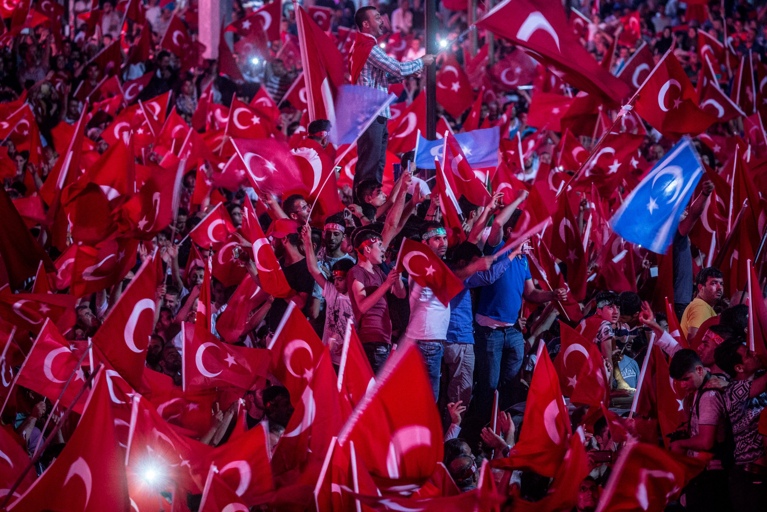 Turkey Erdogan supporters