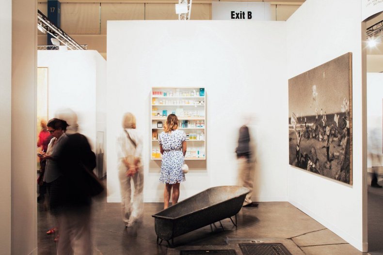 Hirst's "New York" medicine cabinet