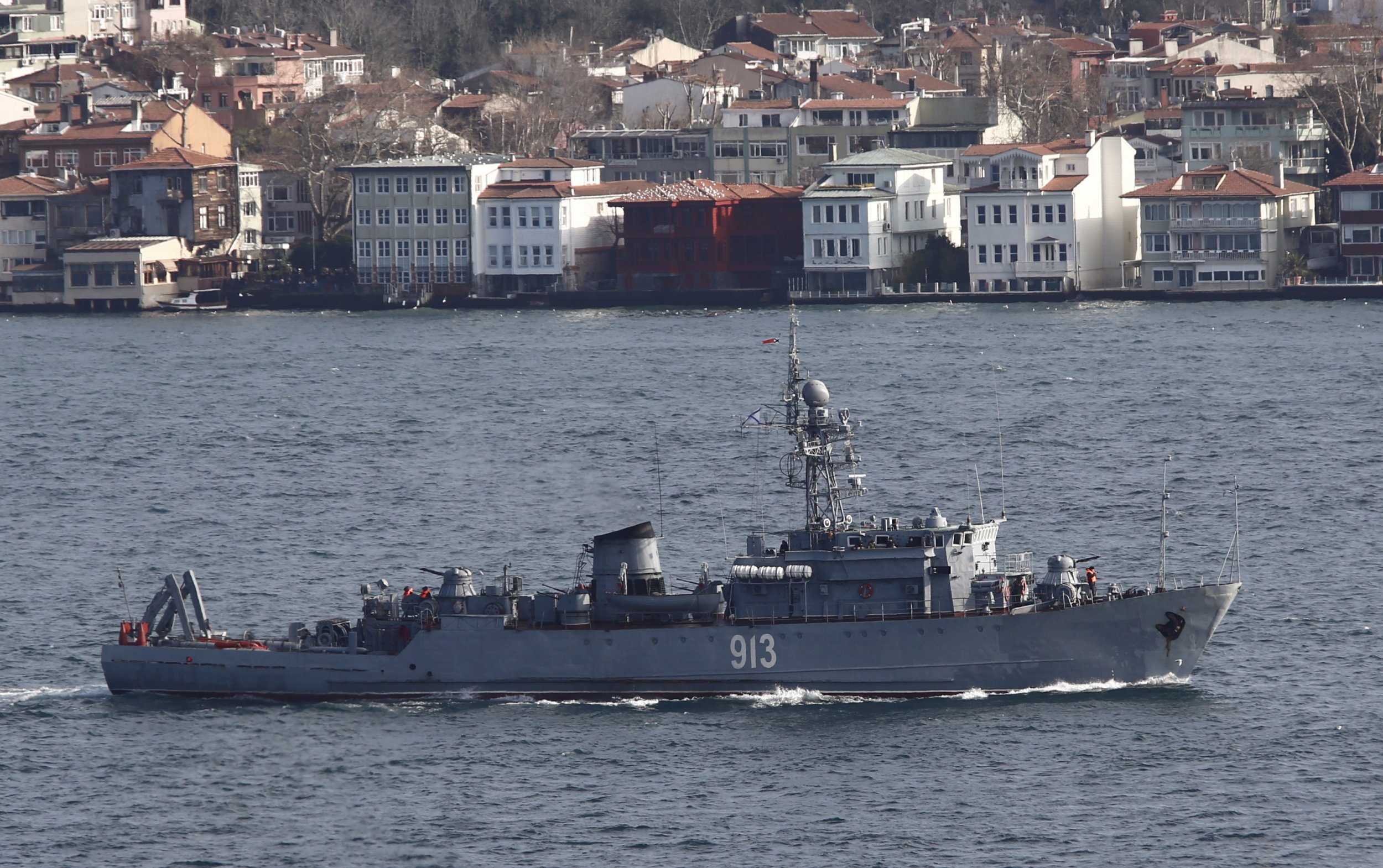 Russian navy warship