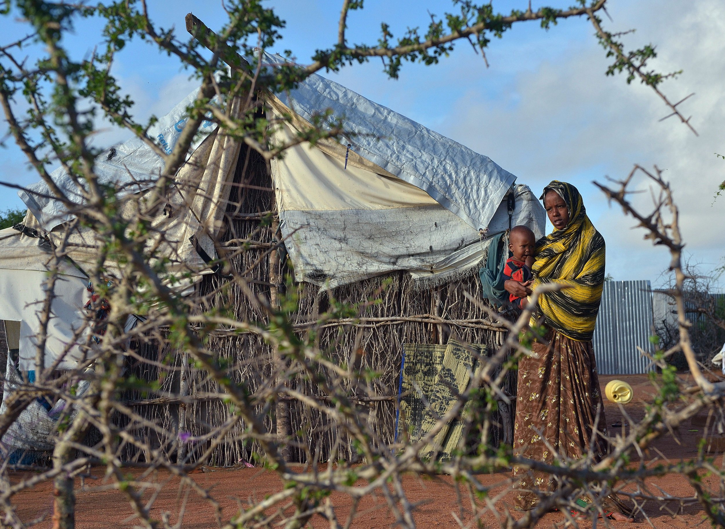 Somali refugee woman at Dadaab