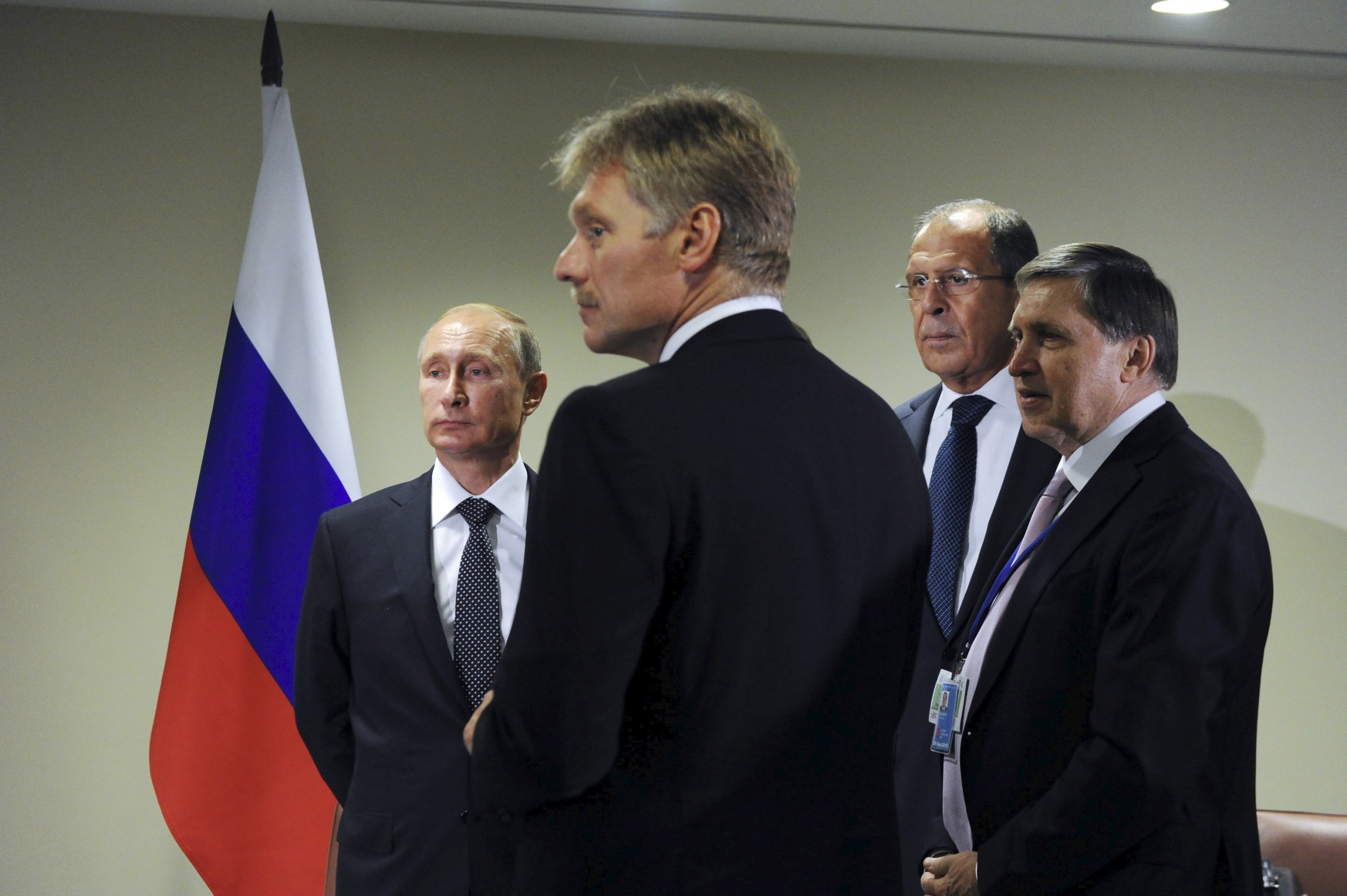 Putin, Lavrov and Peskov