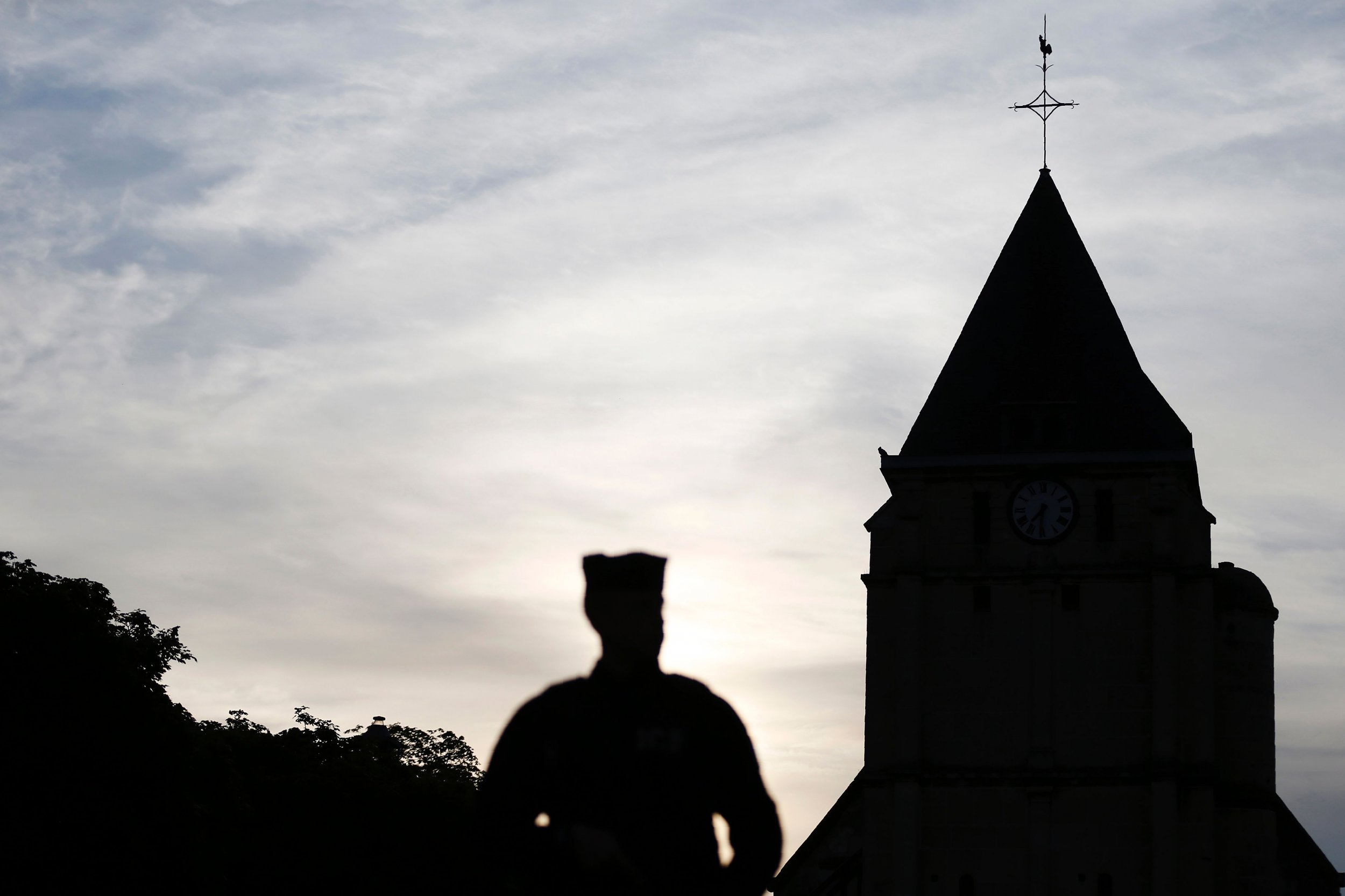 France attack priest mosque church