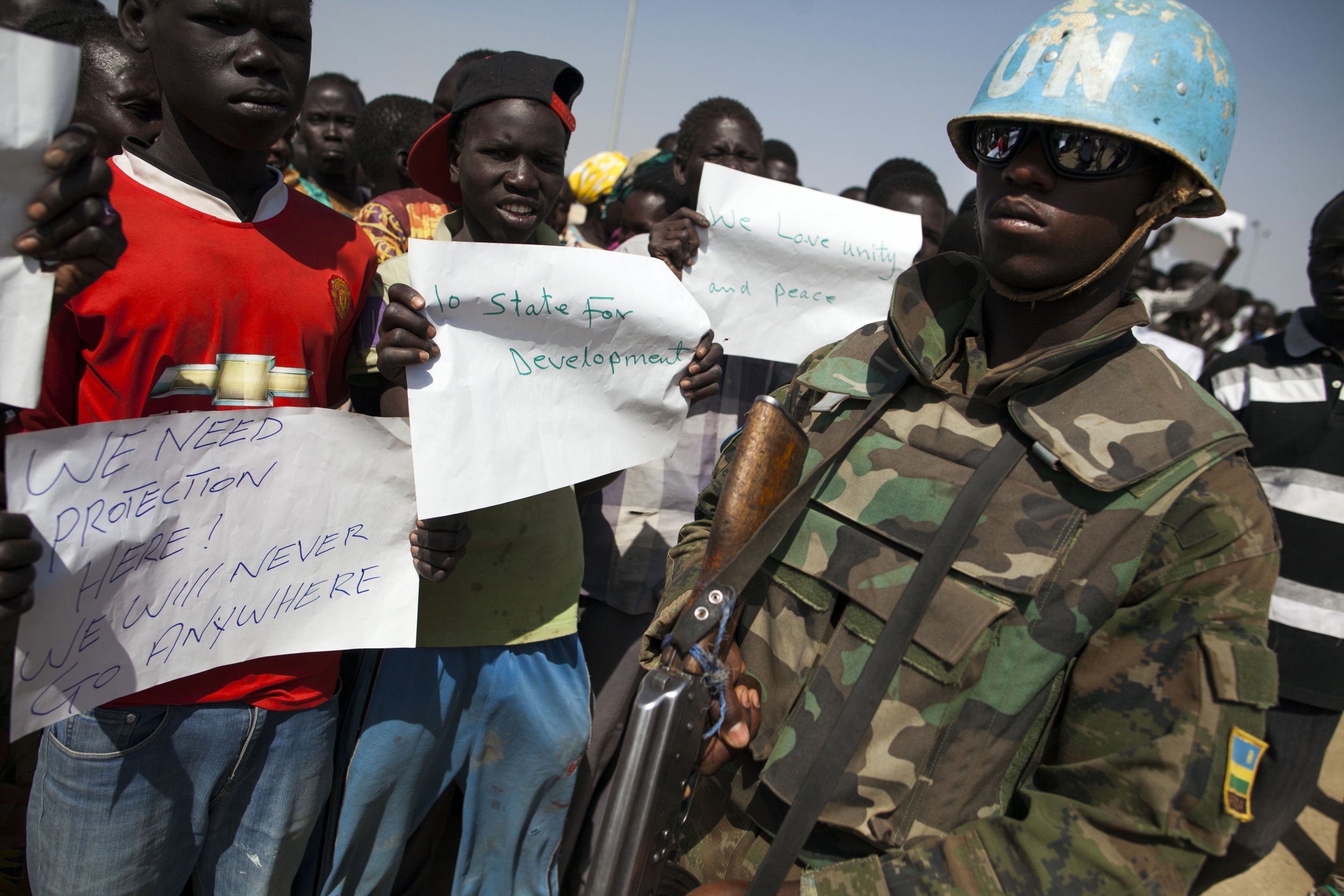 South Sudan displaced people