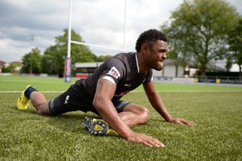Fiji rugby player training
