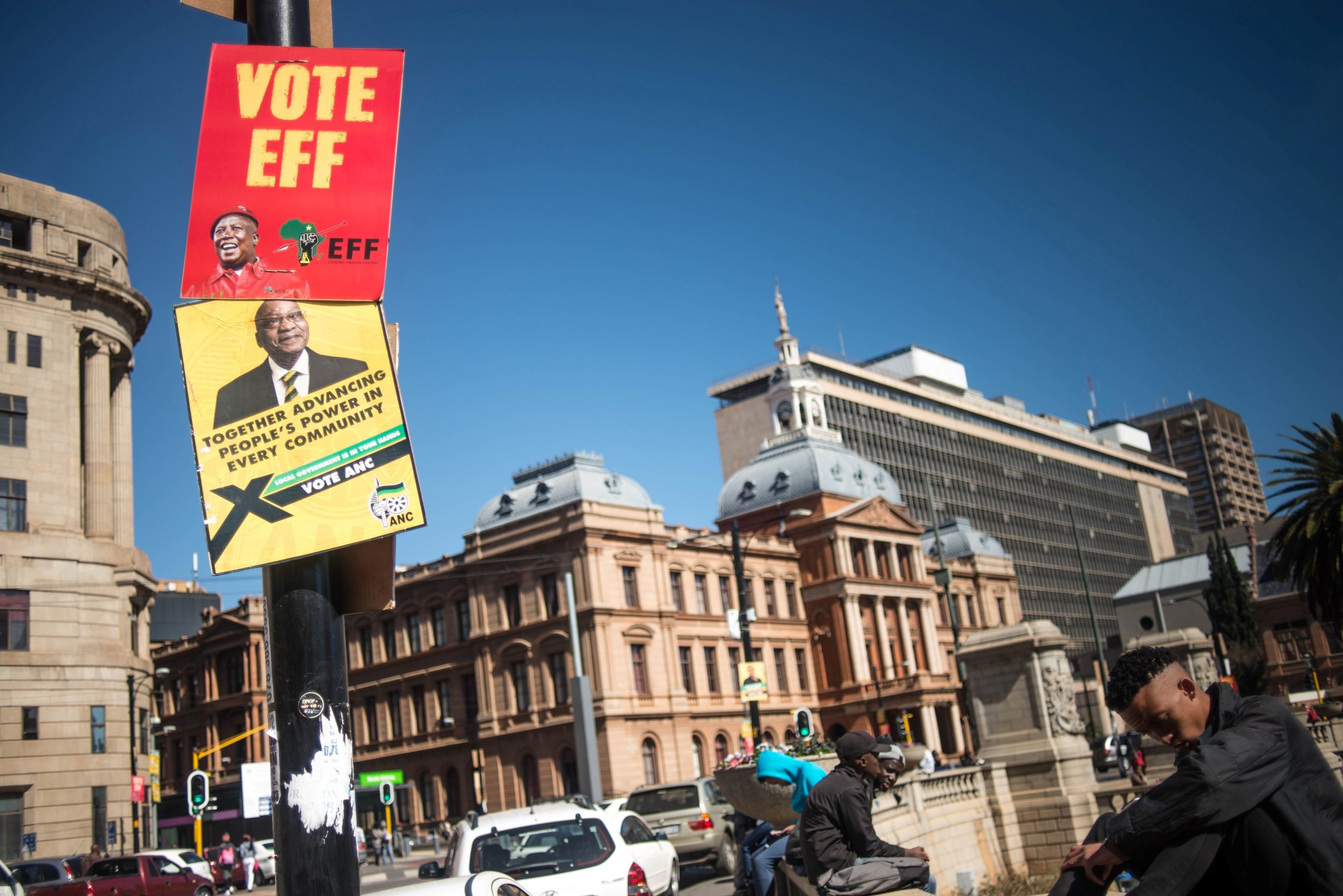 South Africa election posters