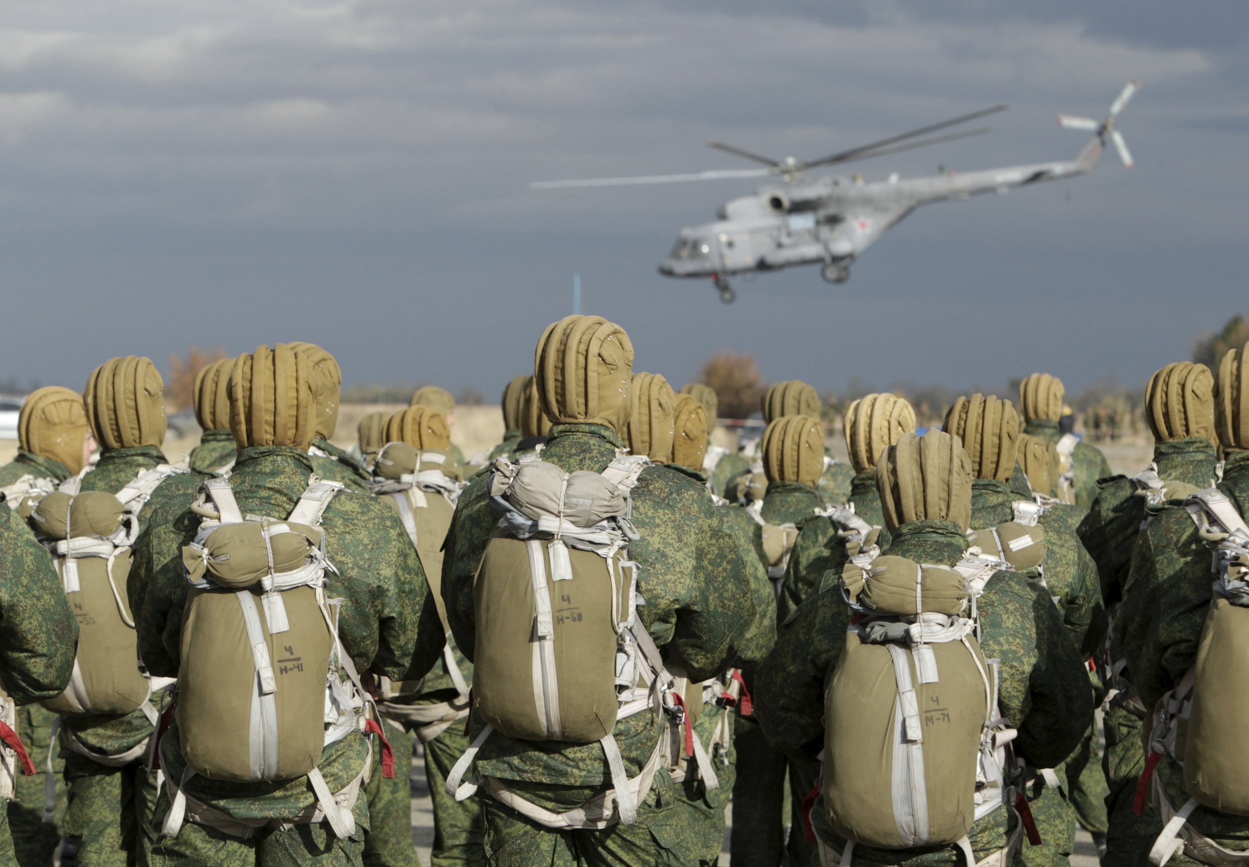 Russian paratroopers