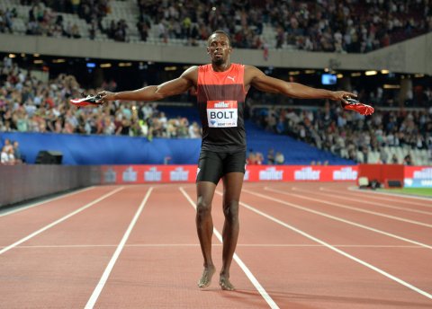 Usain Bolt at the London Anniversary Games