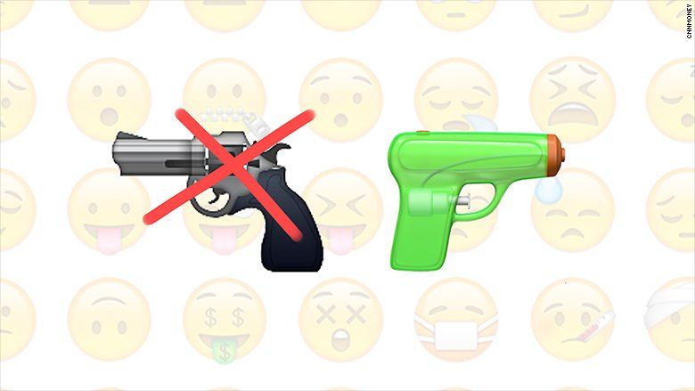 Gun emoji 