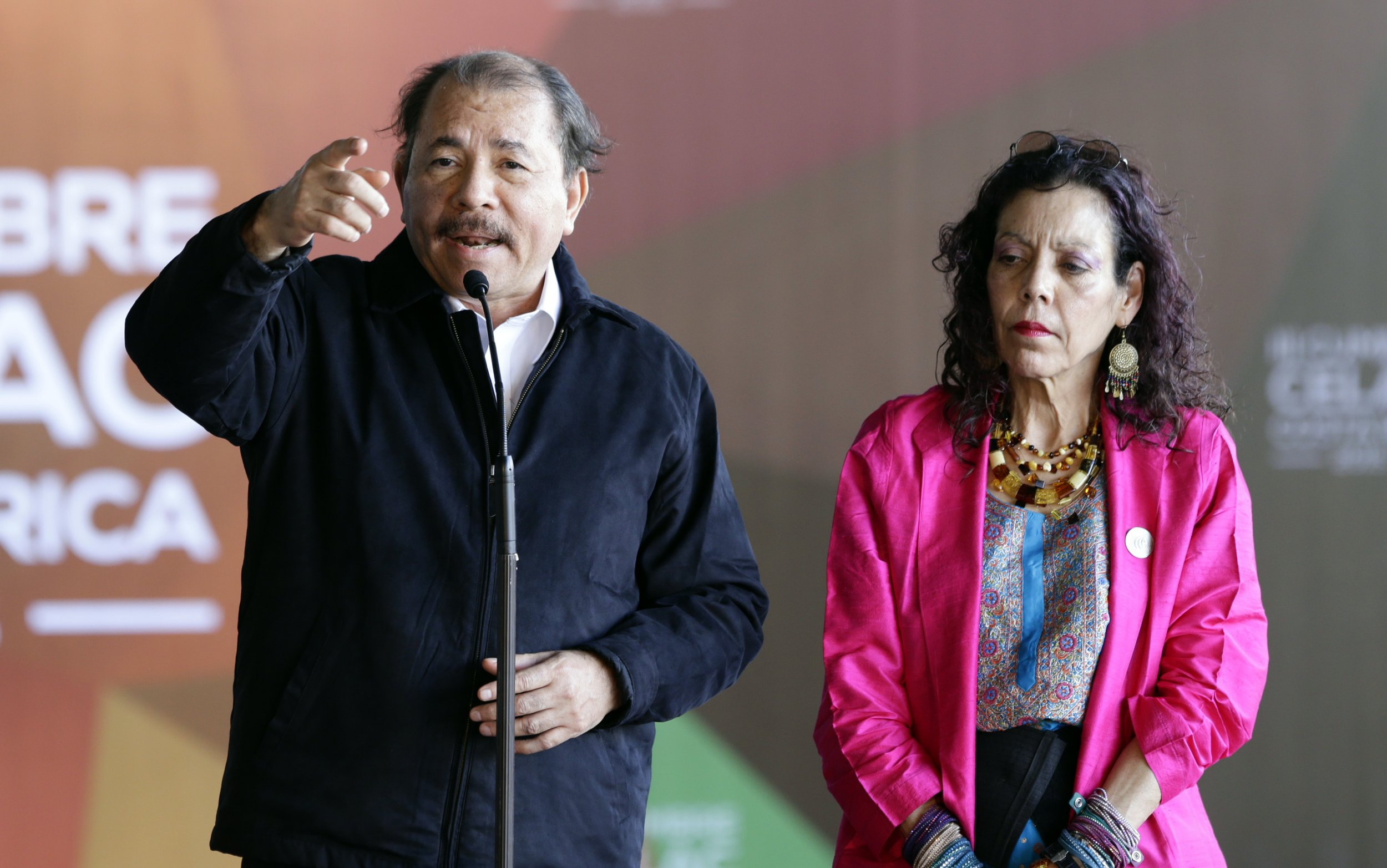 Daniel Ortega and Rosario Murillo