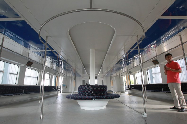 TEB Transit Elevated Bus China