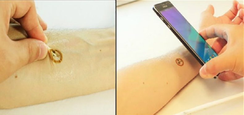 electronic tattoo medtech health wearable