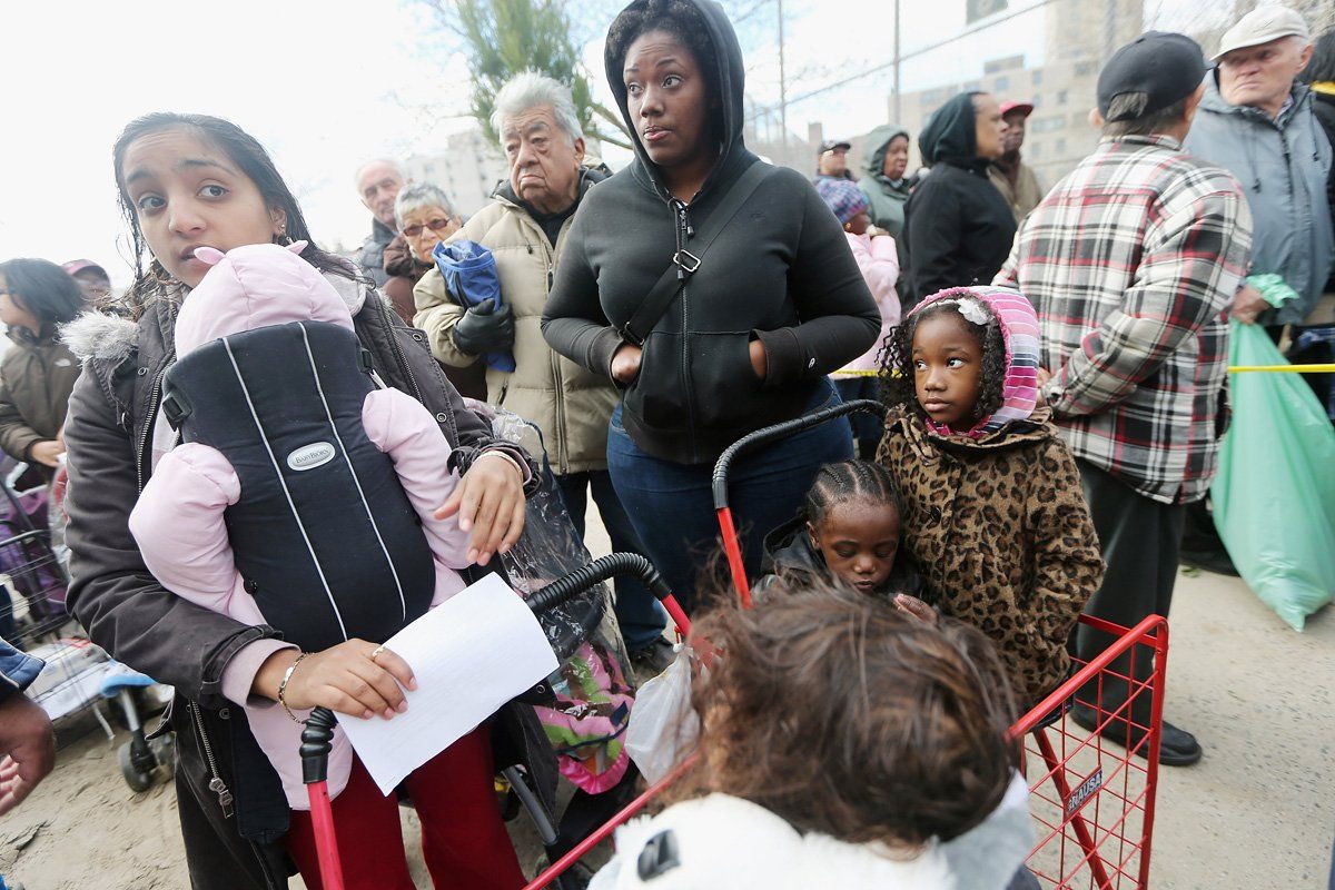 Hurricane Sandy Brings Two Worlds Together - Newsweek