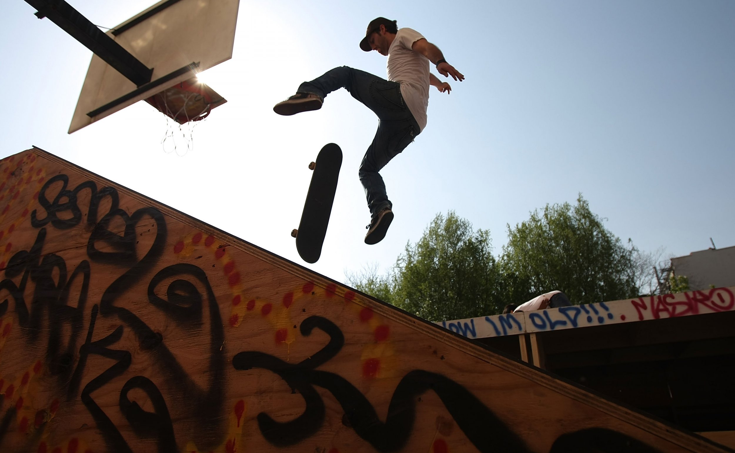 Skateboarding Clayton Haske