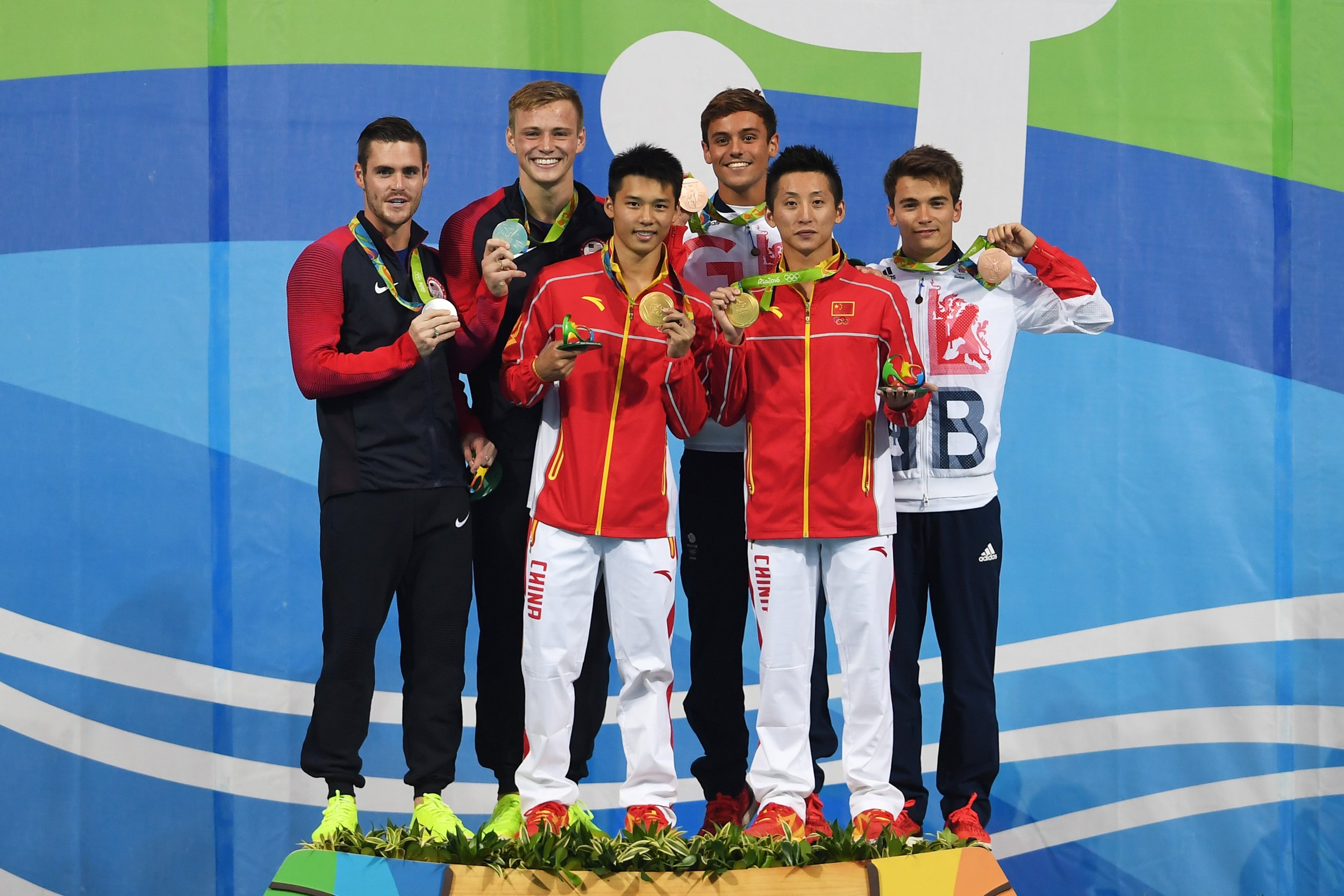 Rio 2016 Olympics Usa Great Britain Medal In Men S Diving But China Earns Gold