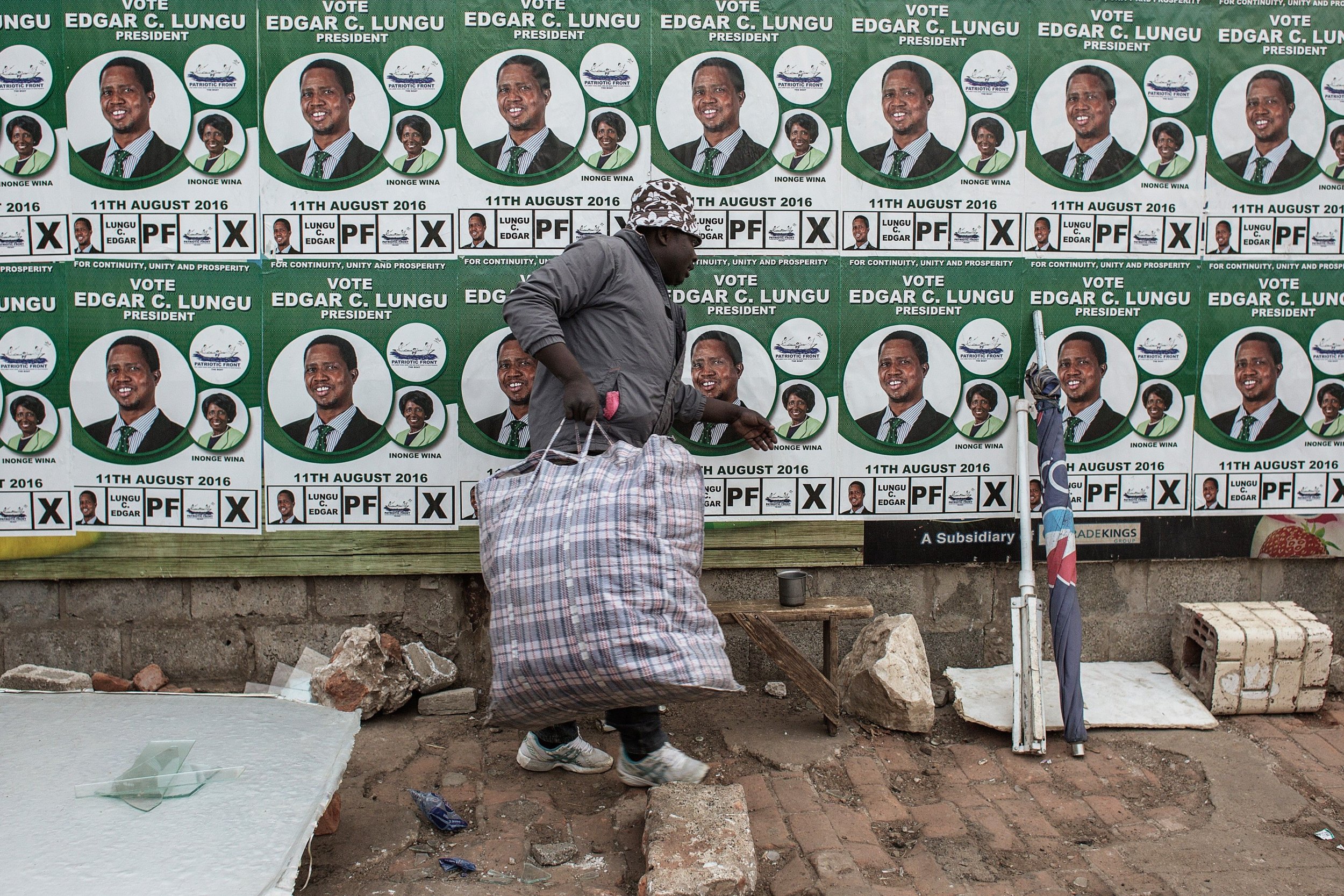 Edgar Lungu billboard