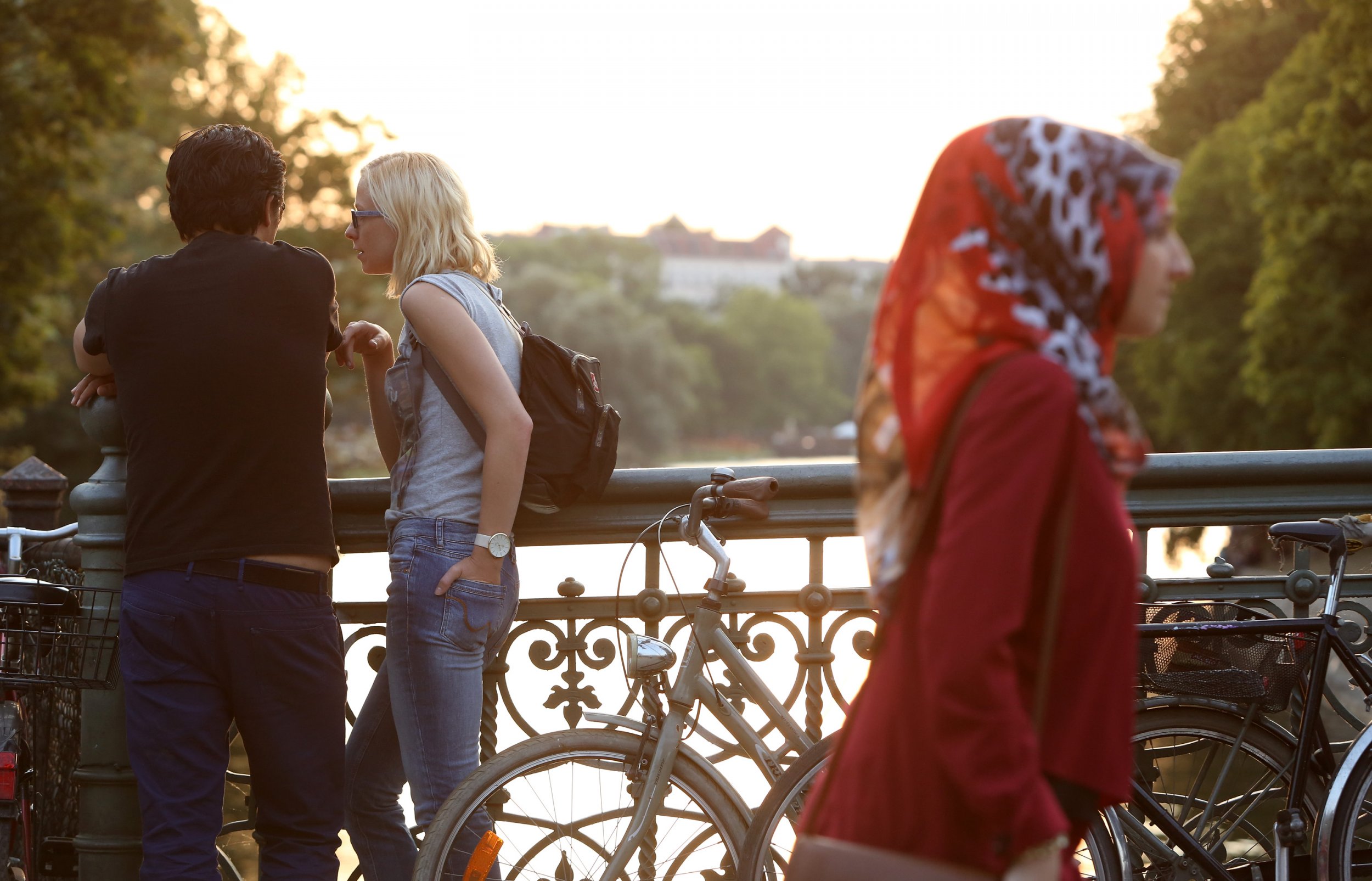 Germany Headscarves Muslim Europe