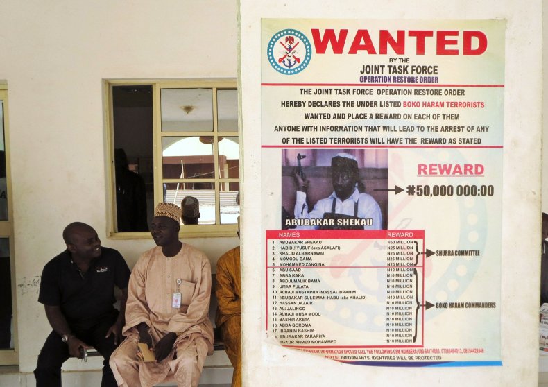 Abubakar Shekau poster
