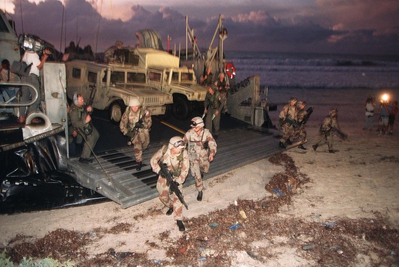 U.S. Marines in Mogadishu