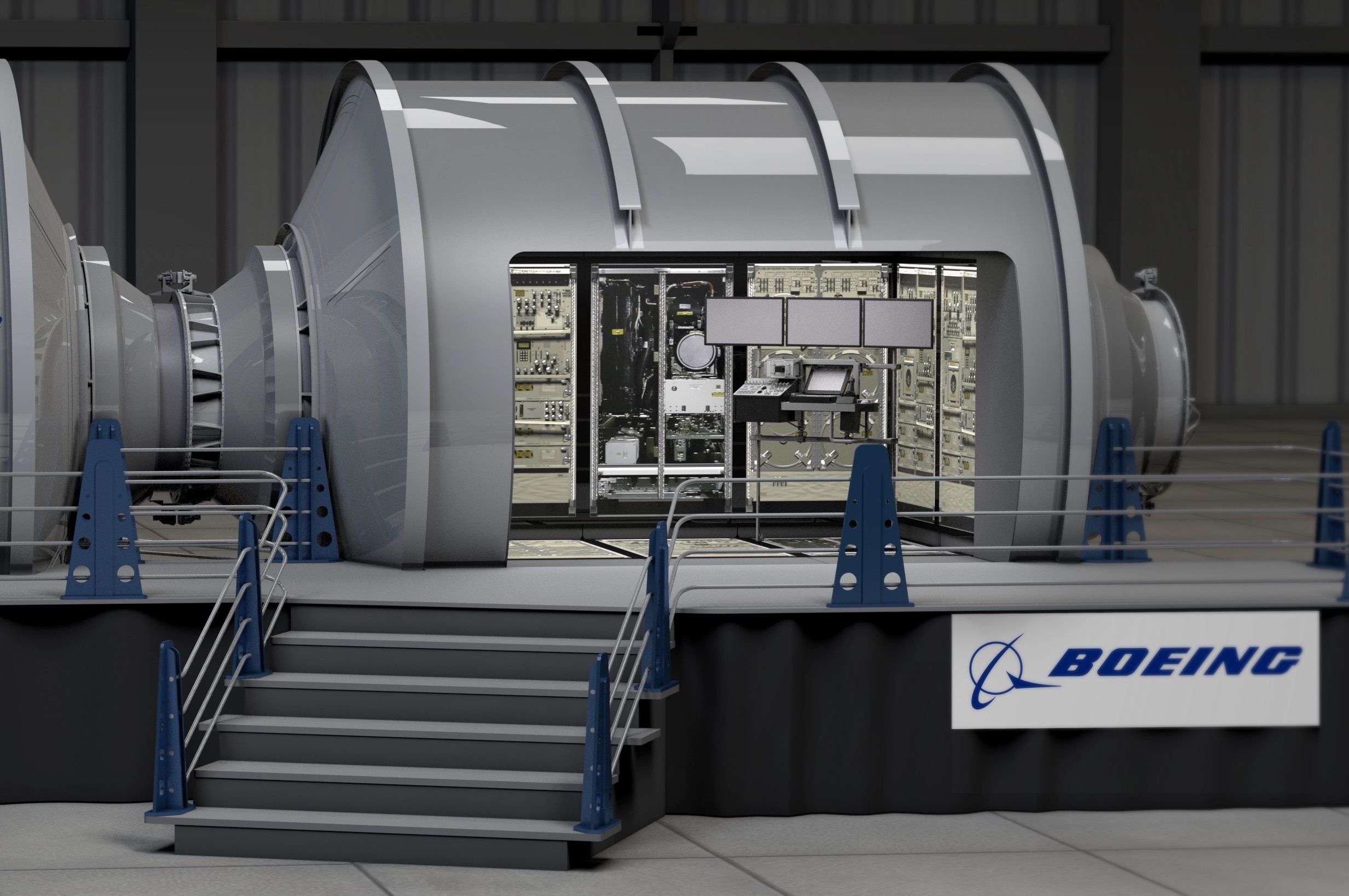 nasa mars habitat Boeing space