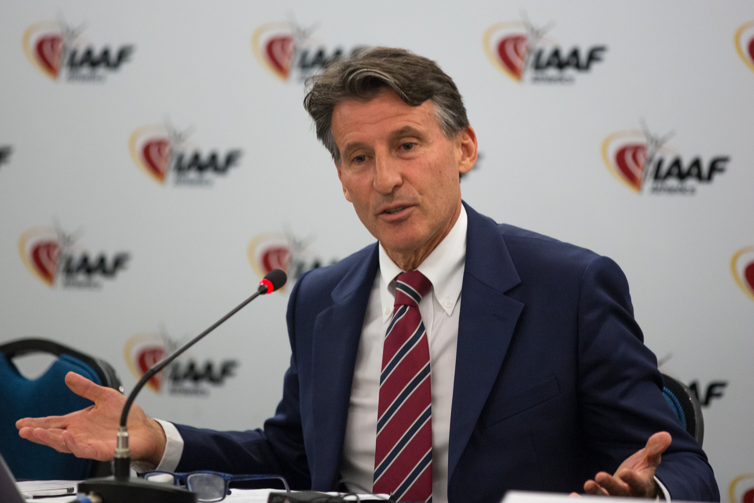IAAF President Lord Sebastian Coe